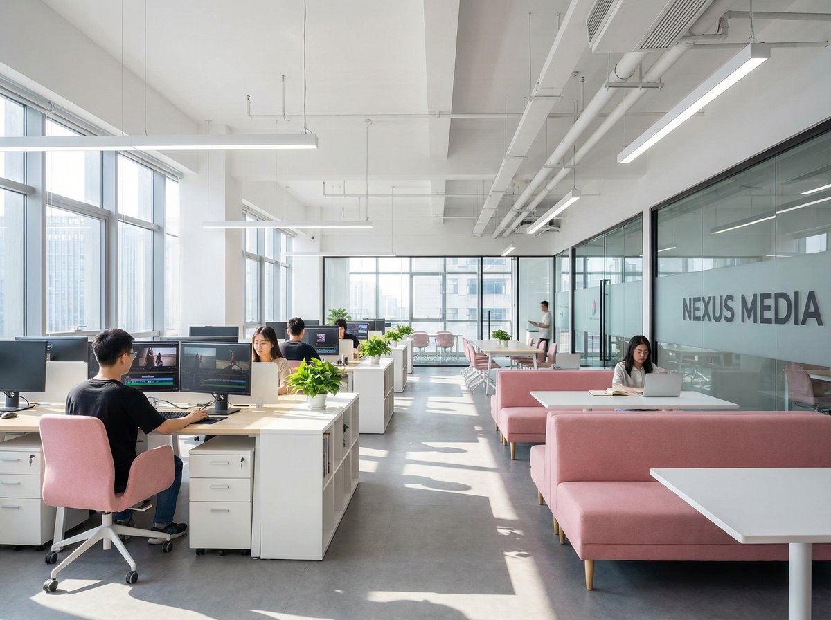 海角社区传媒公司办公环境